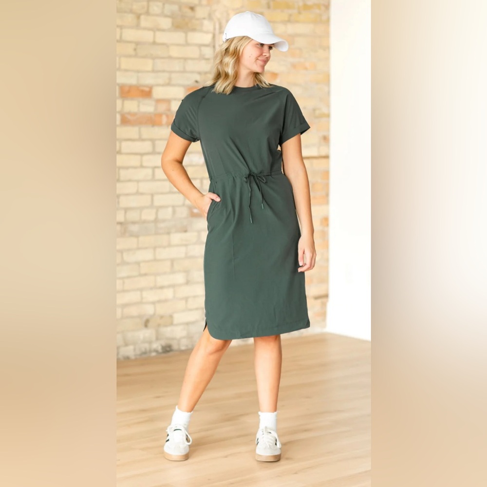 Inherit Co Evergreen Rory Athletic Midi Dress